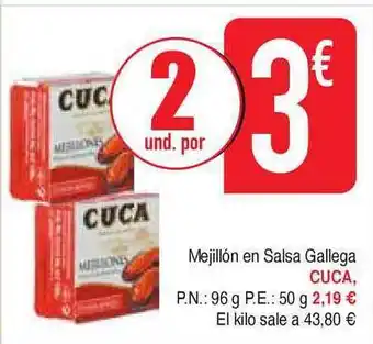 Masymas Cuca Mejillón En Salsa Gallega oferta