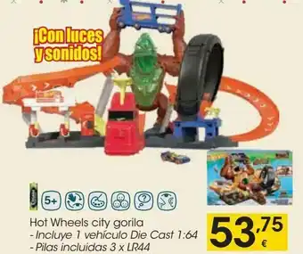 Eroski Hot whells city gorila oferta