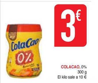 Masymas Colacao 0% 300g oferta