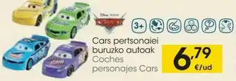 Eroski Coche personajes cars oferta