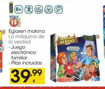 Eroski La maquina de la verdad oferta