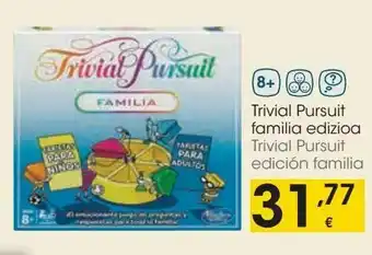 Eroski Trivial pursuit edición familia oferta