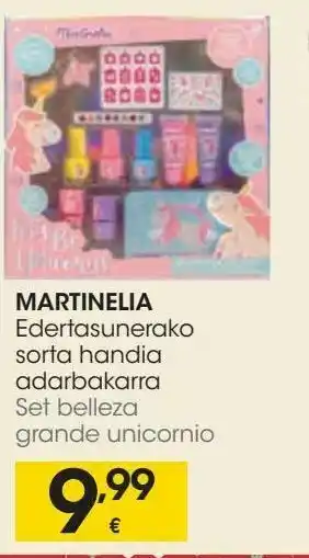 Eroski Set belleza grande unicornio oferta