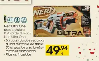 Eroski Pistola de dardos nerf ultra one oferta