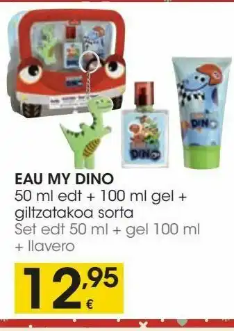 Eroski Set edt 50ml + gel 100ml +llavero oferta