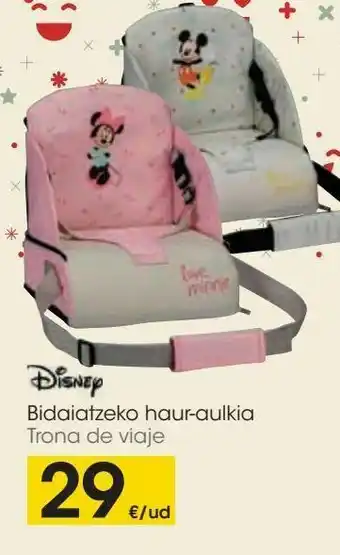 Eroski Trona de viaje disney oferta