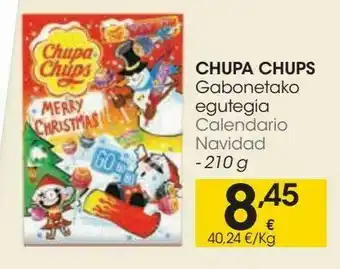 Eroski Calendario de navidad chupa chups oferta