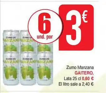Masymas Gaitero Zumo Manzana oferta