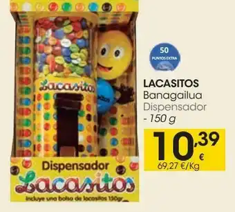Eroski Dispensador lacasitos oferta