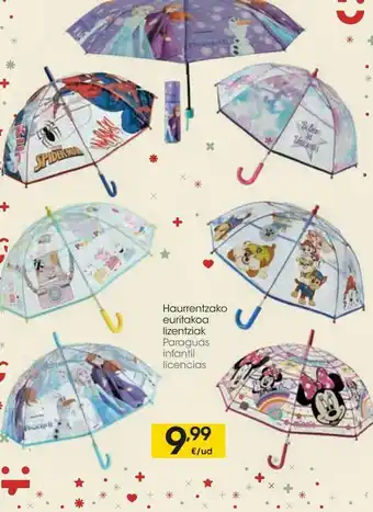 Eroski Paraguas infantil oferta
