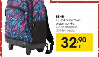 Eroski Carro mochila doble rueda oferta