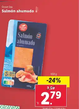 Lidl Salmón ahumado oferta