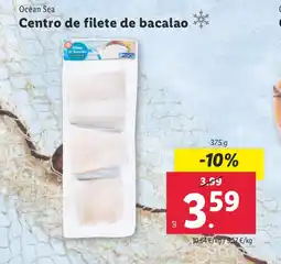 Lidl Centro de filete de bacalao oferta