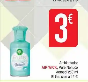 Masymas Air Wick Ambientador, Pure Nenuco Aerosol oferta