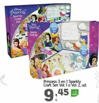 HiperDino Princess 3 en 1 sparkly craft set vol. 1 o vol. 2 oferta