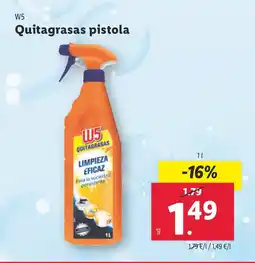 Lidl Quitagrasas pistola oferta