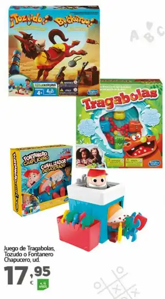 HiperDino Juego de tragabolas, tozudo o fontanero chapucero hasbro oferta