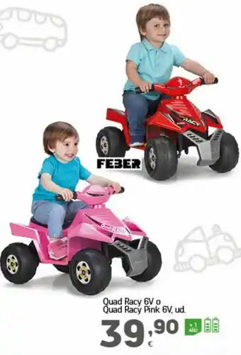 HiperDino Quad racy 6v o quad racy pink 6v feber oferta