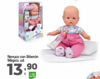 HiperDino Nenuco con biberón mágico oferta
