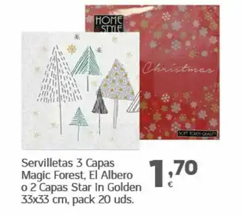 HiperDino Servilletas 3 capas oferta