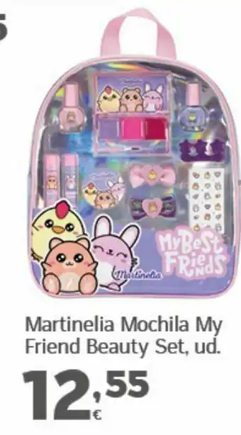 HiperDino Martinelia mochila my friend beauty set oferta