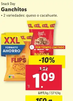 Lidl Snack Day Ganchitos oferta