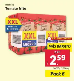 Lidl Freshona Tomate frito oferta