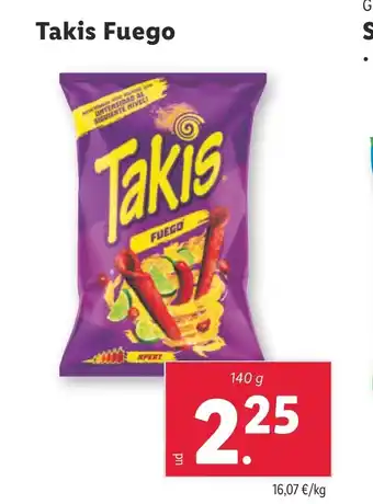 Lidl Takis Fuego oferta