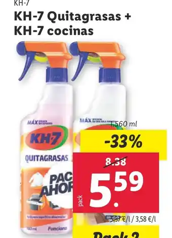 Lidl KH-7 Quitagrasas + KH-7 cocinas oferta