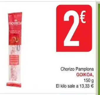 Goikoa Chorizo Pamplona 150g