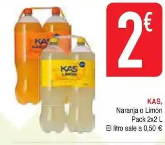 Masymas Kas Naranja O Limón Pack 2x2L oferta