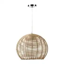 Brico Depôt Lámpara techo mimbre natural oferta