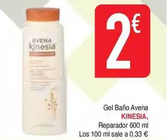 Masymas Gel Baño Avena Kinesia Reparador 600ml oferta