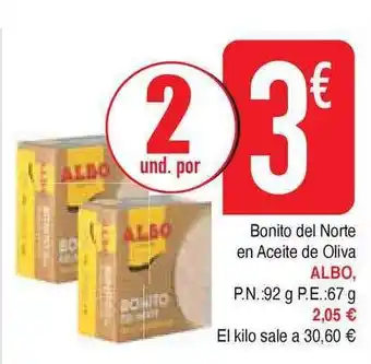 Masymas Albo Bonito Del Norte En Aceite De Oliva oferta