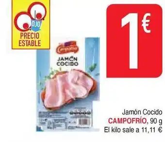 Masymas Campofrío Jamón Cocido 90g oferta