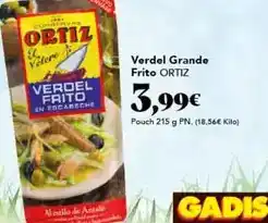 Gadis Ortiz - verdel grande frito oferta