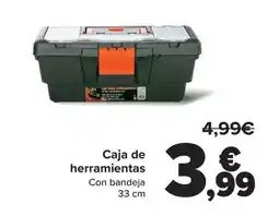 Carrefour Caja de herramientas Con bandeja 33 cm oferta