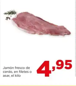 Alimerka Jamón fresco de cerdo, en filetes o asar, el kilo oferta
