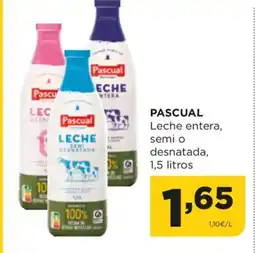Alimerka PASCUAL Leche entera, semi o desnatada, oferta