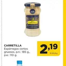Alimerka CARRETILLA Espárragos cortos gruesos oferta