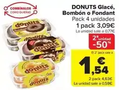 Carrefour Market Donuts - glace, bombon o fondant oferta