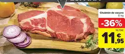 Carrefour Market Chuletón de vacuno oferta