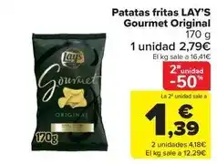 Carrefour Market Lay's - patatas fritas gourmet original oferta