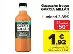 Carrefour Market Garcia millan - gazpacho fresco oferta