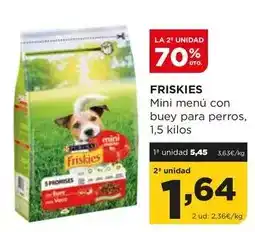 Alimerka Friskies - mini menu con buey para perros oferta