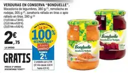 E.Leclerc Bonduelle - verduras en conserva oferta