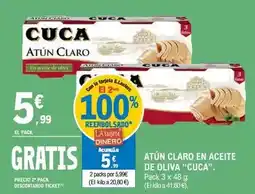 E.Leclerc Cuca - atun claro en aceite de oliva oferta