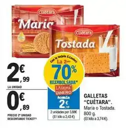 E.Leclerc Cuétara - galletas oferta