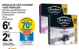 E.Leclerc Fortaleza - cápsulas de café platinium oferta