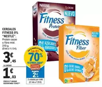 E.Leclerc Nestlé - cereales fitness 0% oferta